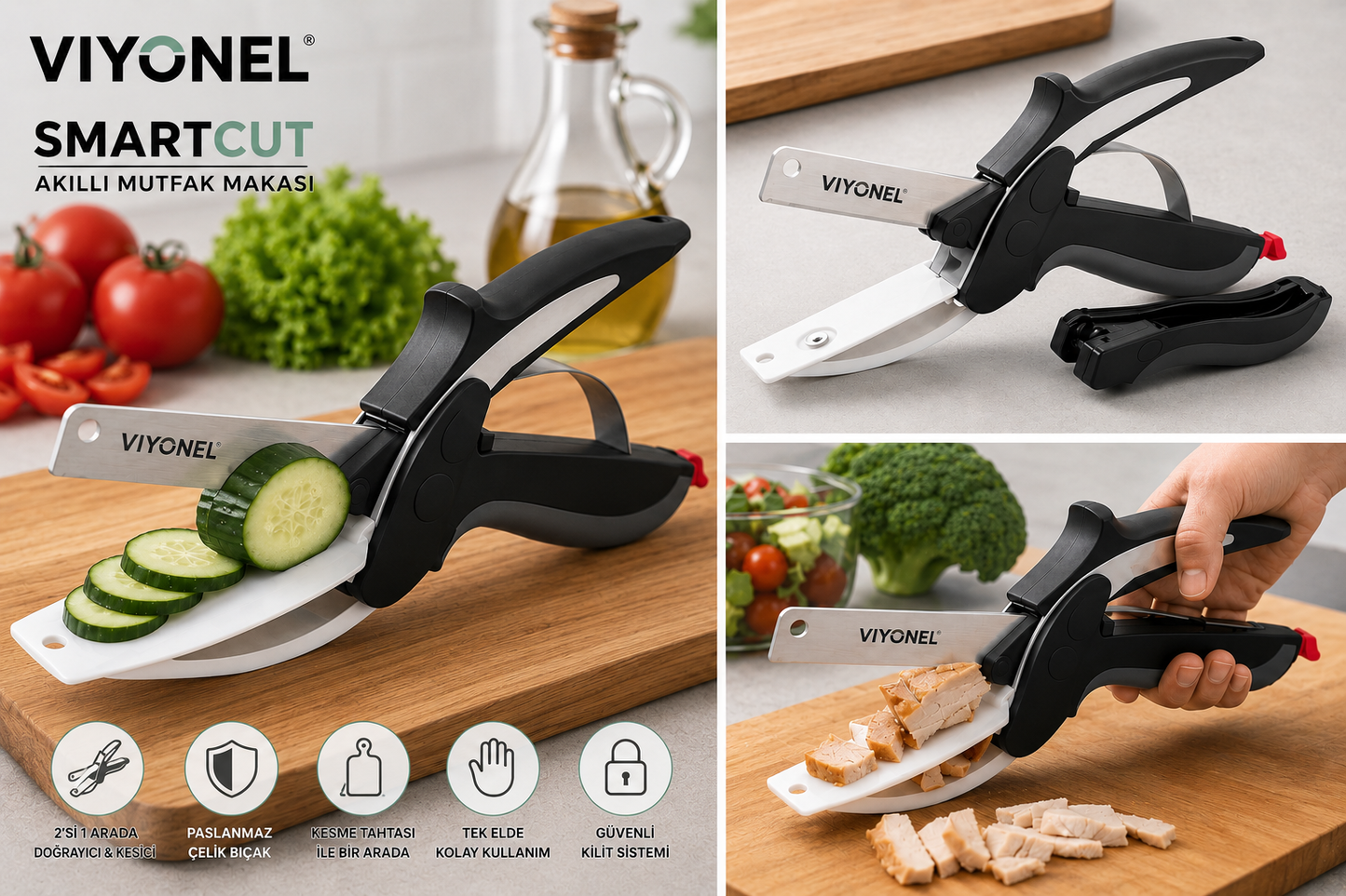Viyonel SmartCut Akıllı Mutfak Makası
