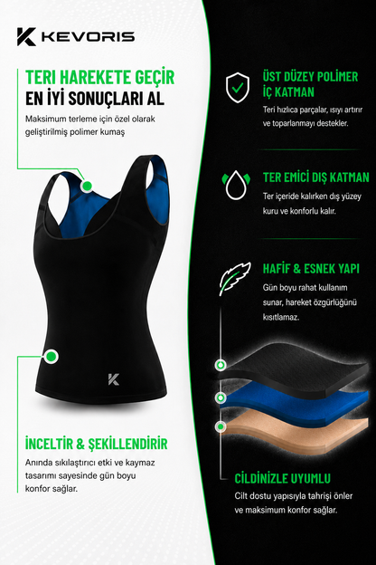 Kevoris SculptFit Termal Şekillendirici Atlet