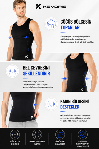 Kevoris SculptFit Termal Şekillendirici Atlet
