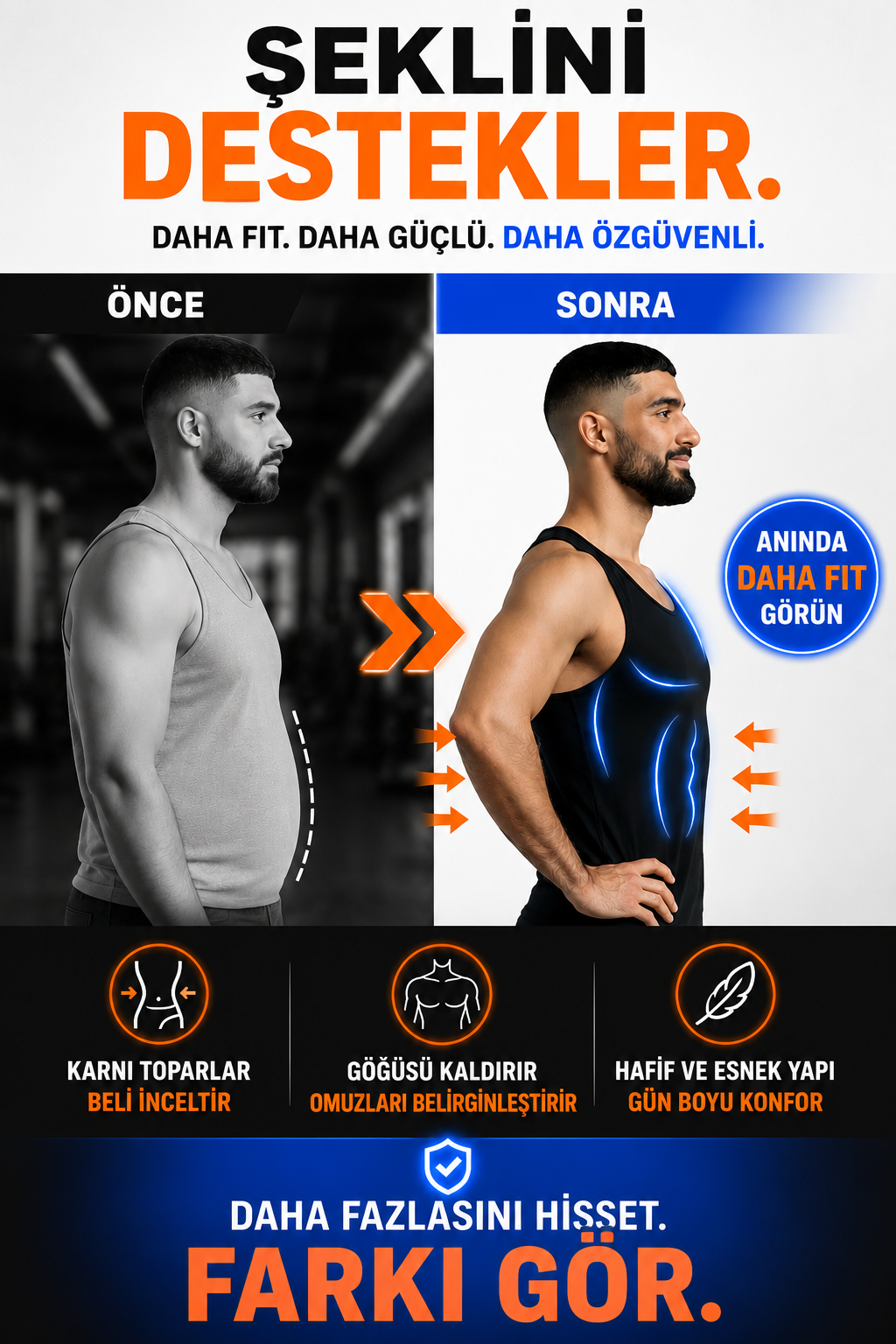 Kevoris SculptFit Termal Şekillendirici Atlet